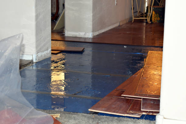 Professional Burst Pipe Cleanup technician working in Creston, CA